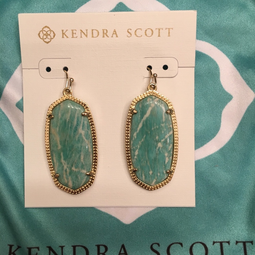 Kendra Scott Amazonite Elle’s (rare stone)
